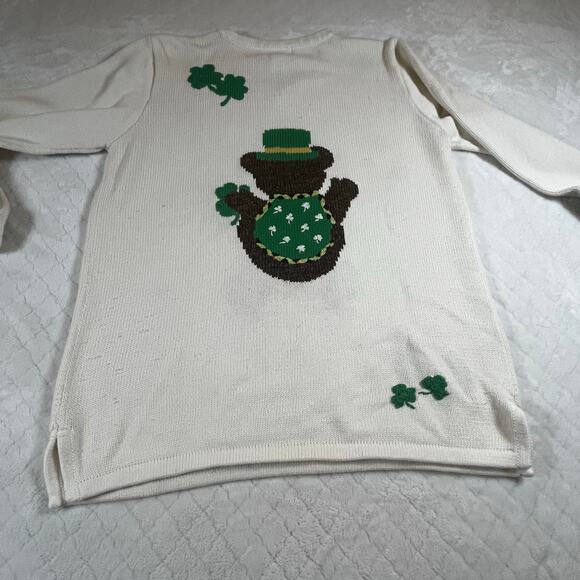 Three Vintage 90’s Quacker Factory Holiday Sweaters Women’s size medium - Picture 9 of 13